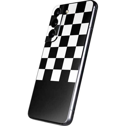 Checkerboard Split Galaxy S22 Skin